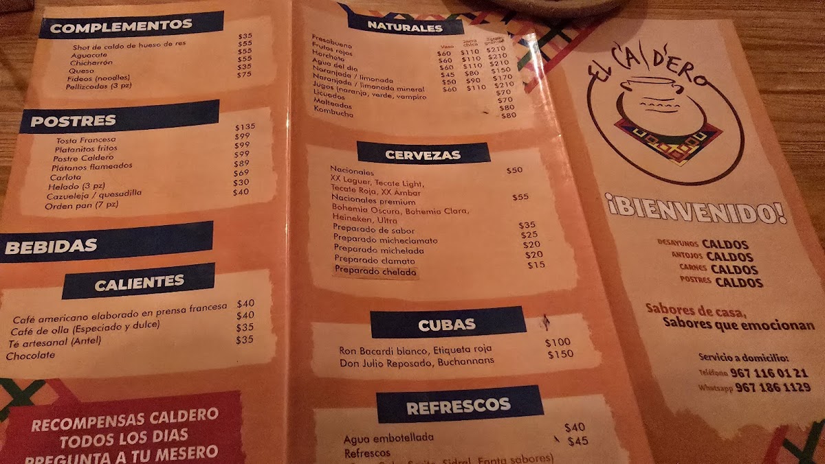 El Caldero Photo Menu 6