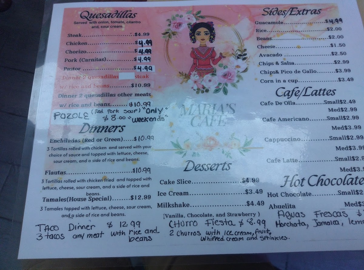 Maria’s Cafe Photo Menu 7