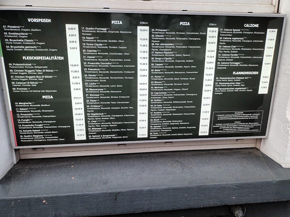 Pizzeria Michelangelo Photo Menu 1