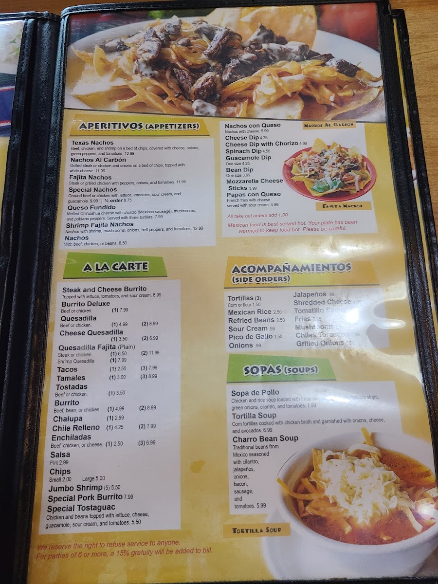 El Patron Mexican Grill Photo Menu 1