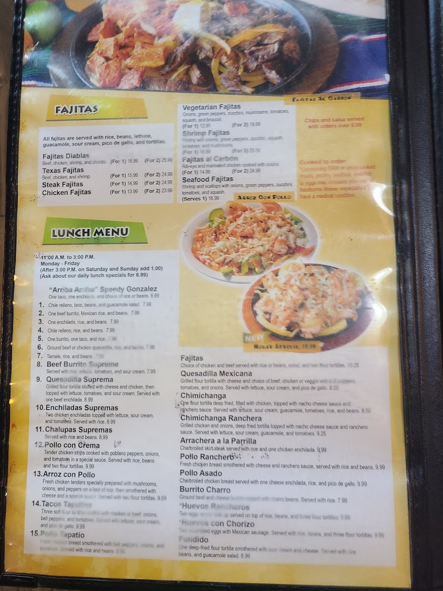 El Patron Mexican Grill Photo Menu 3