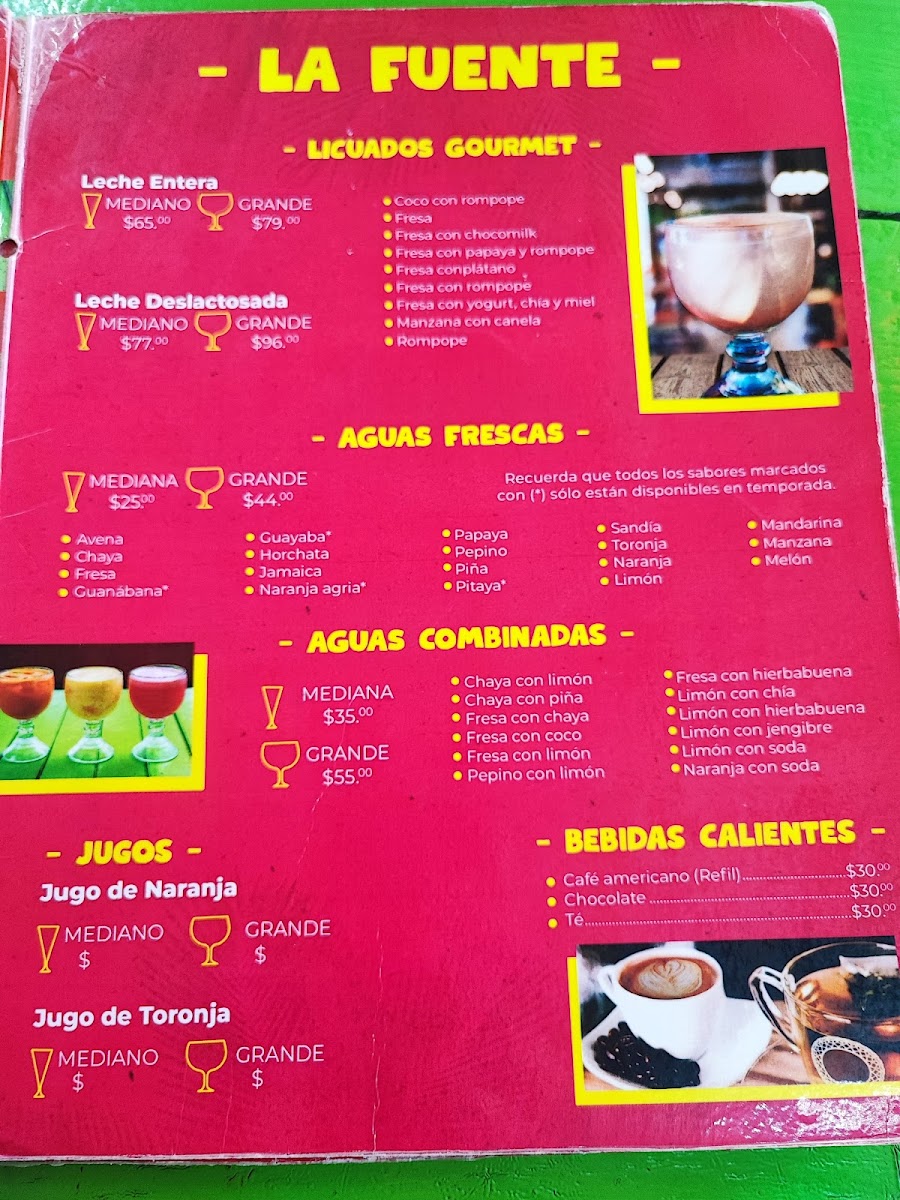 Las Quekas Photo Menu 1