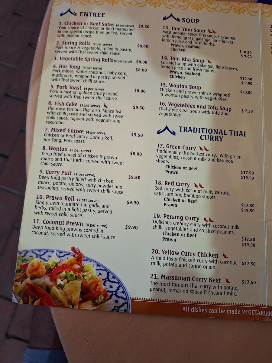 Lanna Thai Restaurant Photo Menu 5