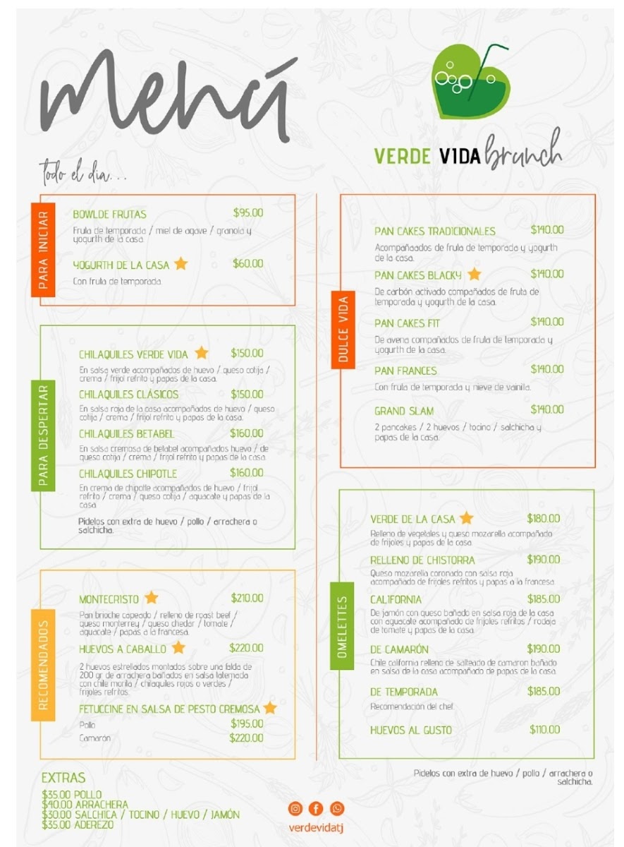 Verde Vida Restaurante Paseo del Río Photo Menu 5