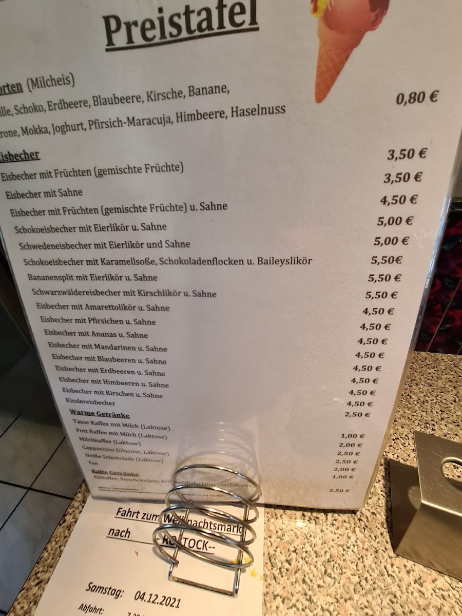 Eisdiele Photo Menu 2