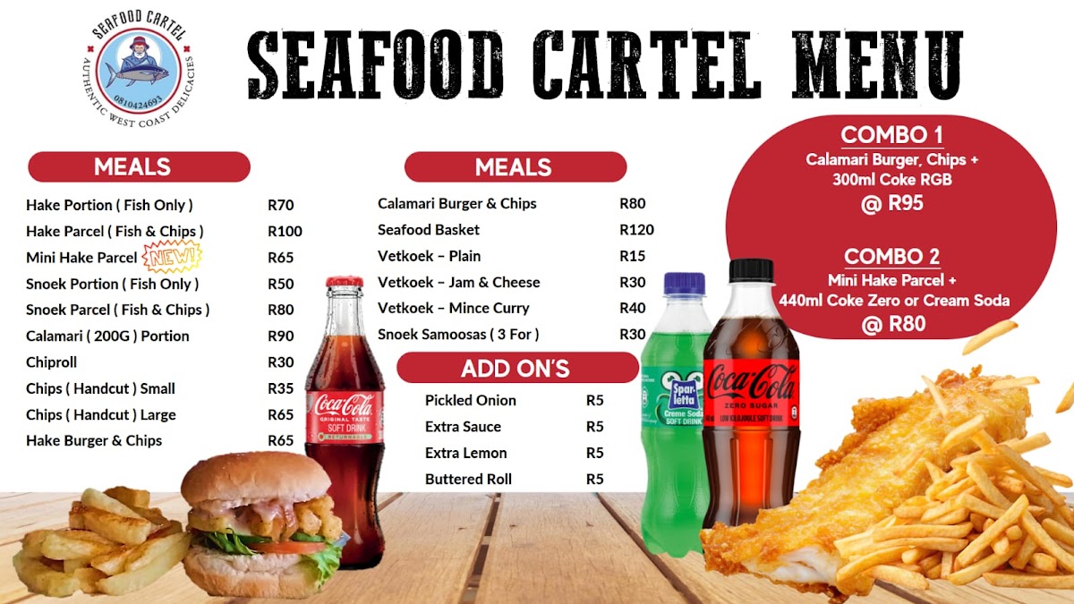 Seafood Cartel Photo Menu 1