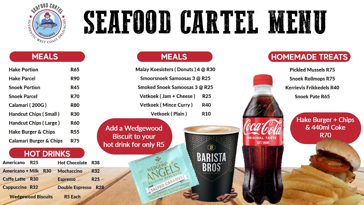 Seafood Cartel Photo Menu 2