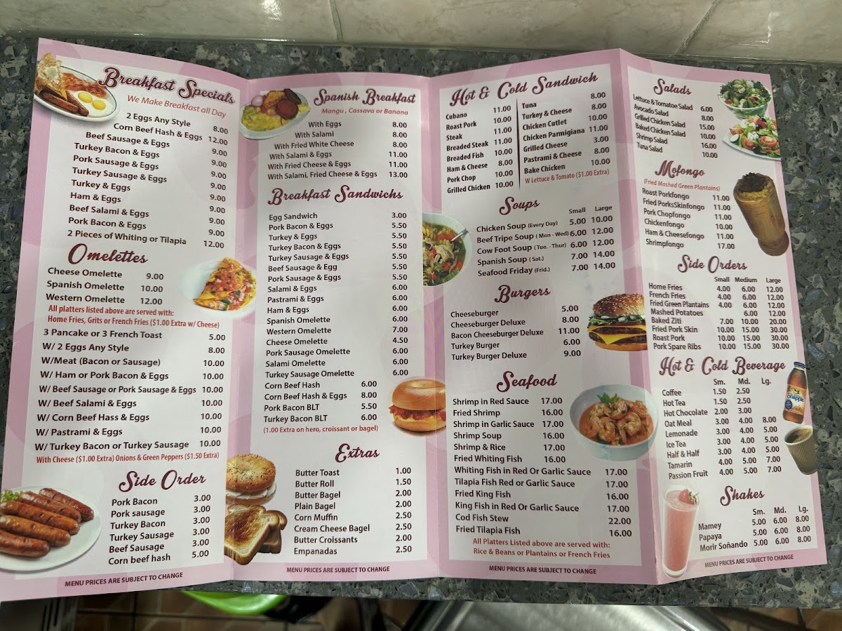 P&C Photo Menu 1