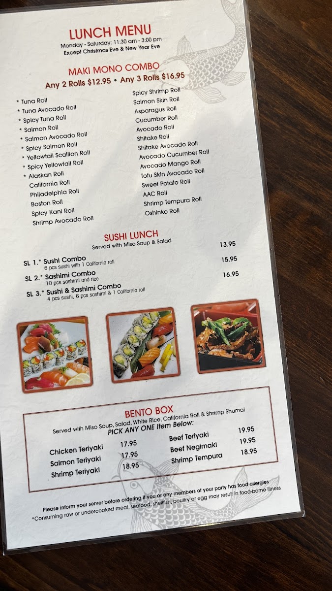 Asia Gourmet Photo Menu 1