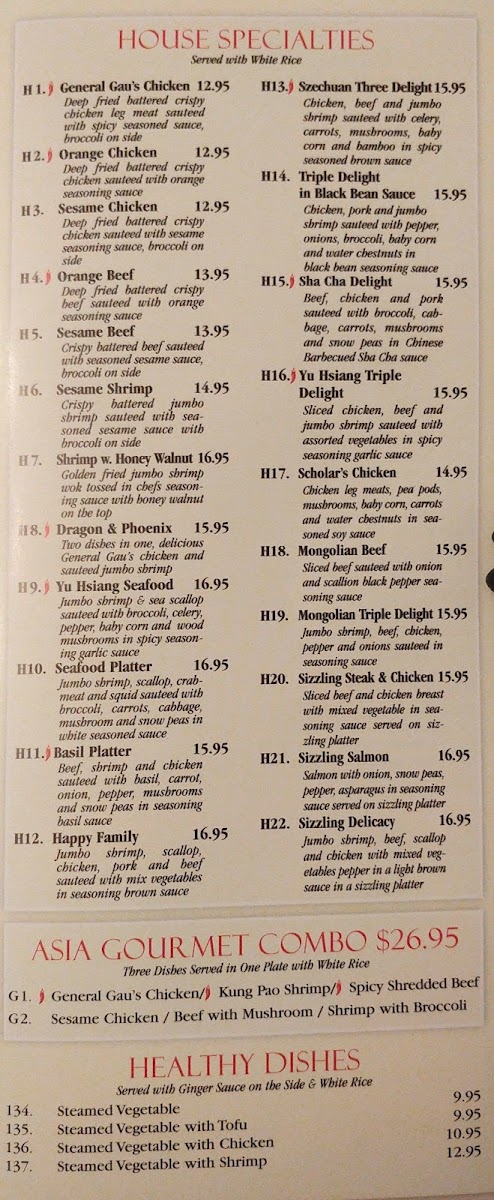 Asia Gourmet Photo Menu 10