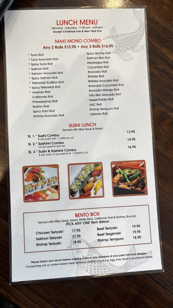 Asia Gourmet Photo Menu 2