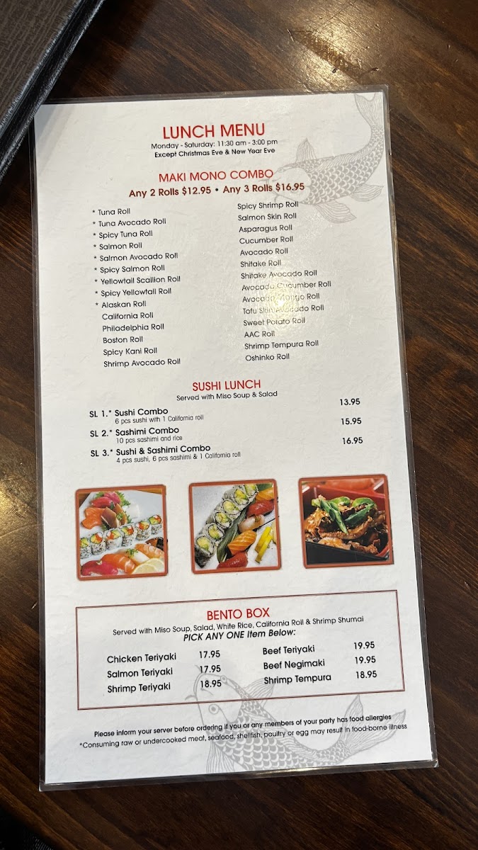 Asia Gourmet Photo Menu 3