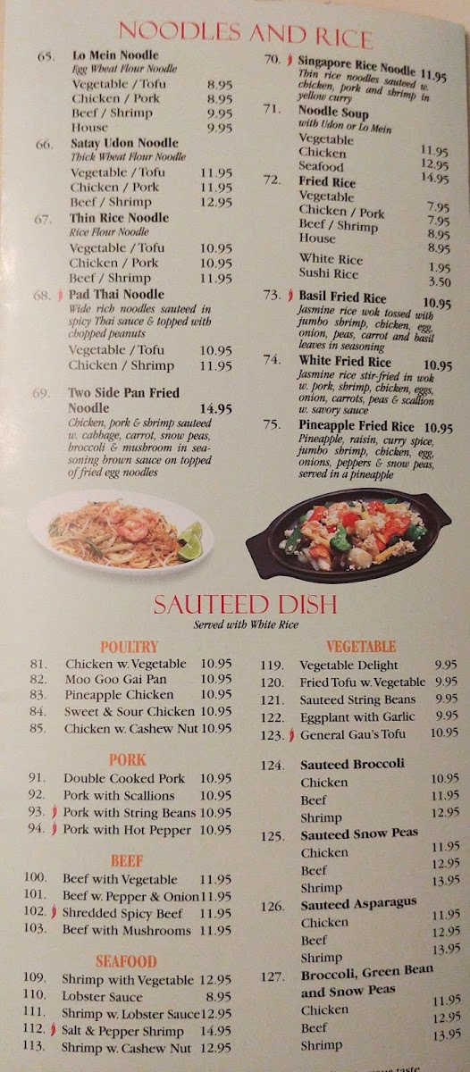 Asia Gourmet Photo Menu 9