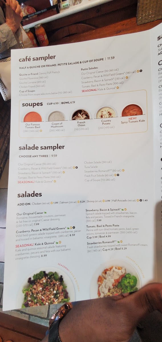 la Madeleine Photo Menu 8
