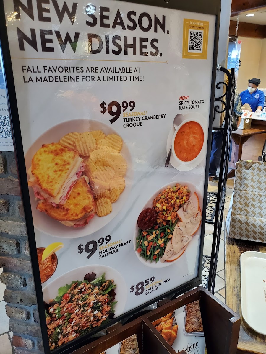 la Madeleine Photo Menu 9