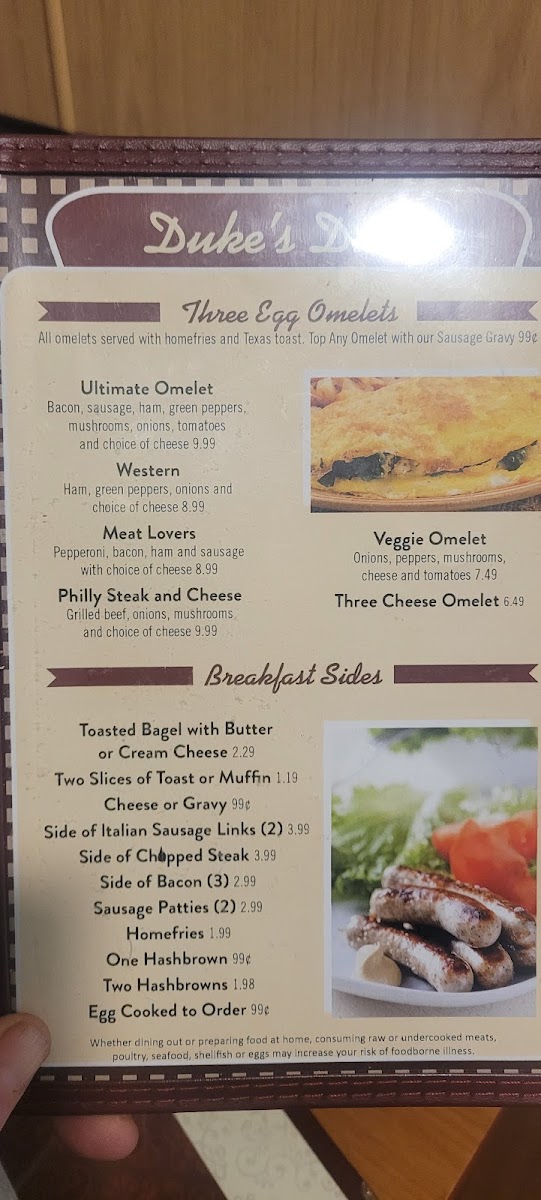 Duke's Diner Photo Menu 8