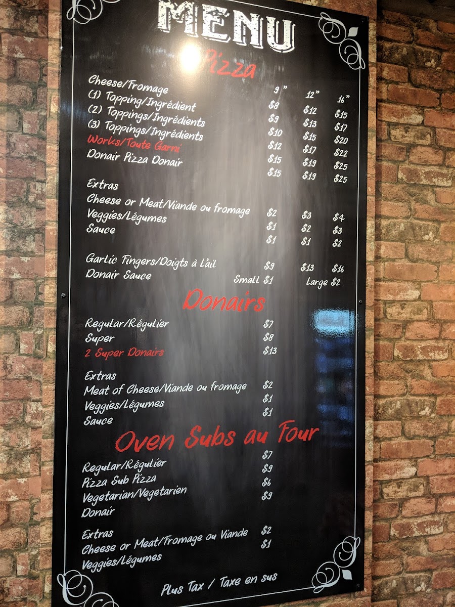 Al's Pizzeria Photo Menu 4