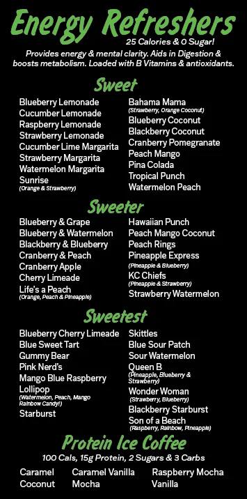 Healthy Spot Photo Menu 2
