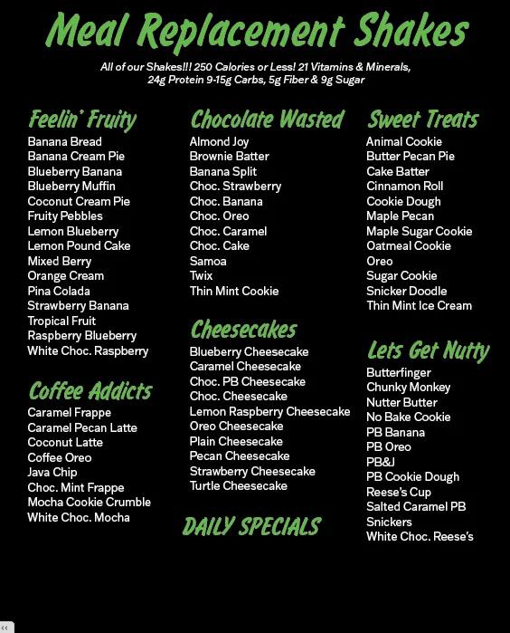Healthy Spot Photo Menu 3