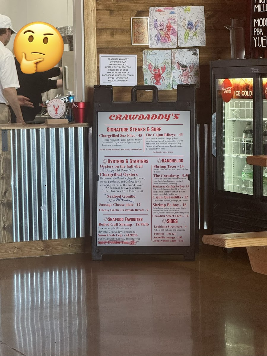 Crawdaddy’s Photo Menu 2