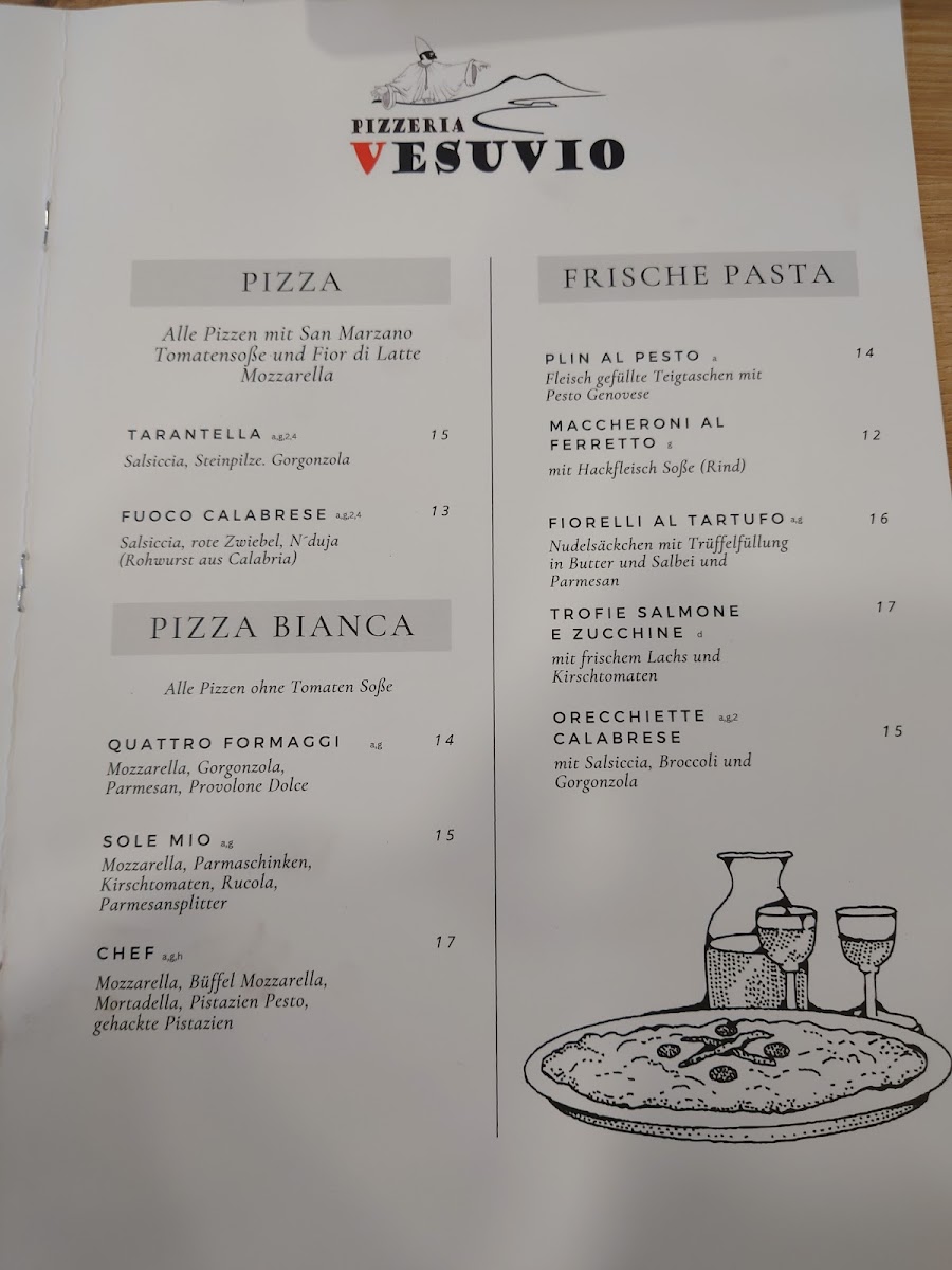 Pizzeria Vesuvio Photo Menu 2