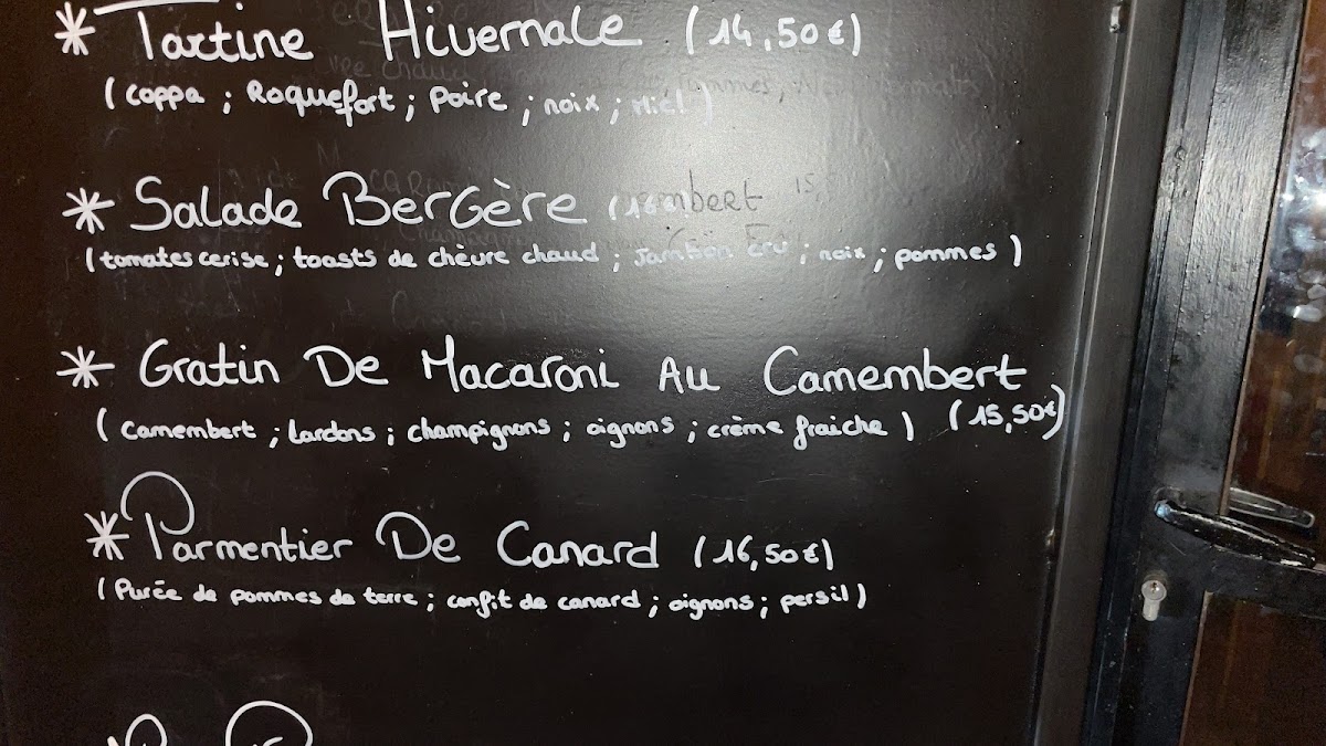 L'Ardoise Photo Menu 3