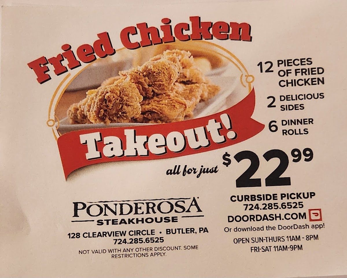 Ponderosa Photo Menu 2