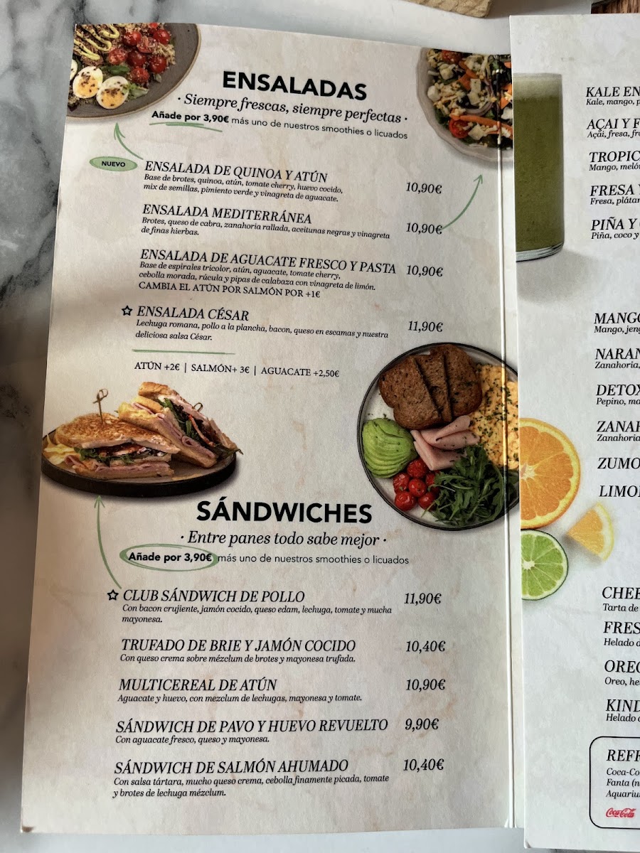 All Day Brunch by Café & Té Photo Menu 1