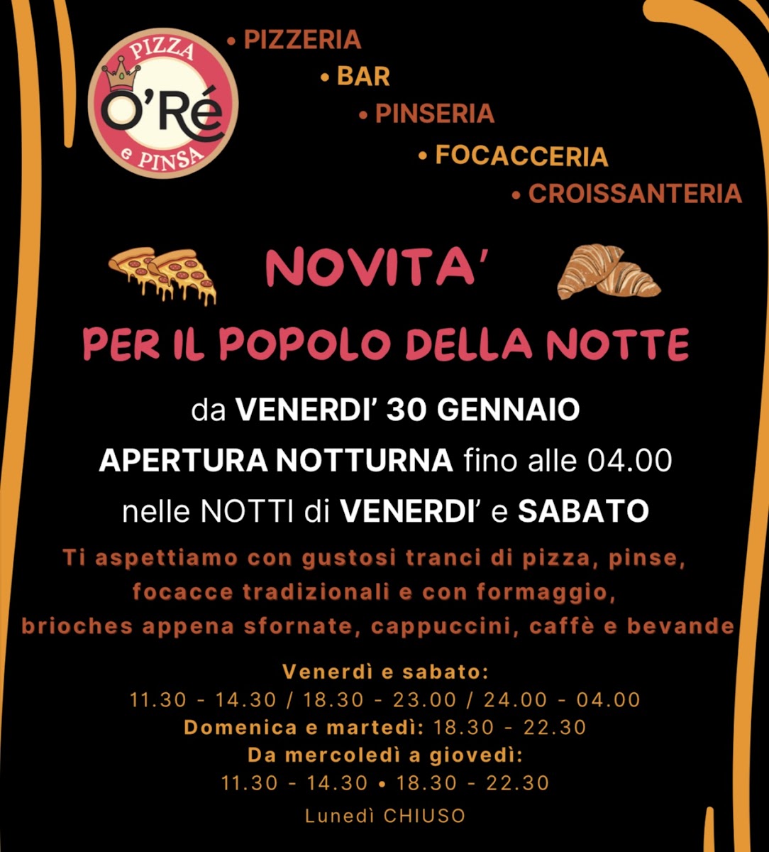 O’Ré - Pizza e Pinsa d’asporto - Bar Photo Menu 6