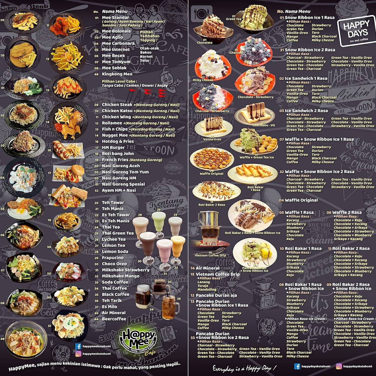 Happy Mee Cafe - Kutabumi Photo Menu 1