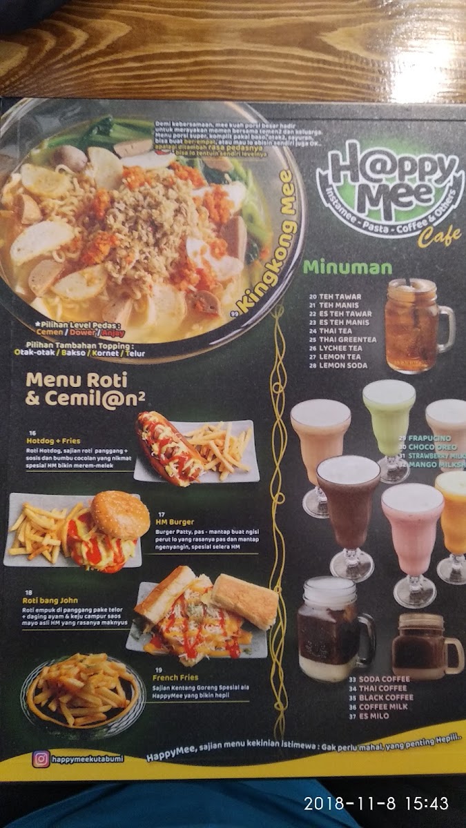 Happy Mee Cafe - Kutabumi Photo Menu 5
