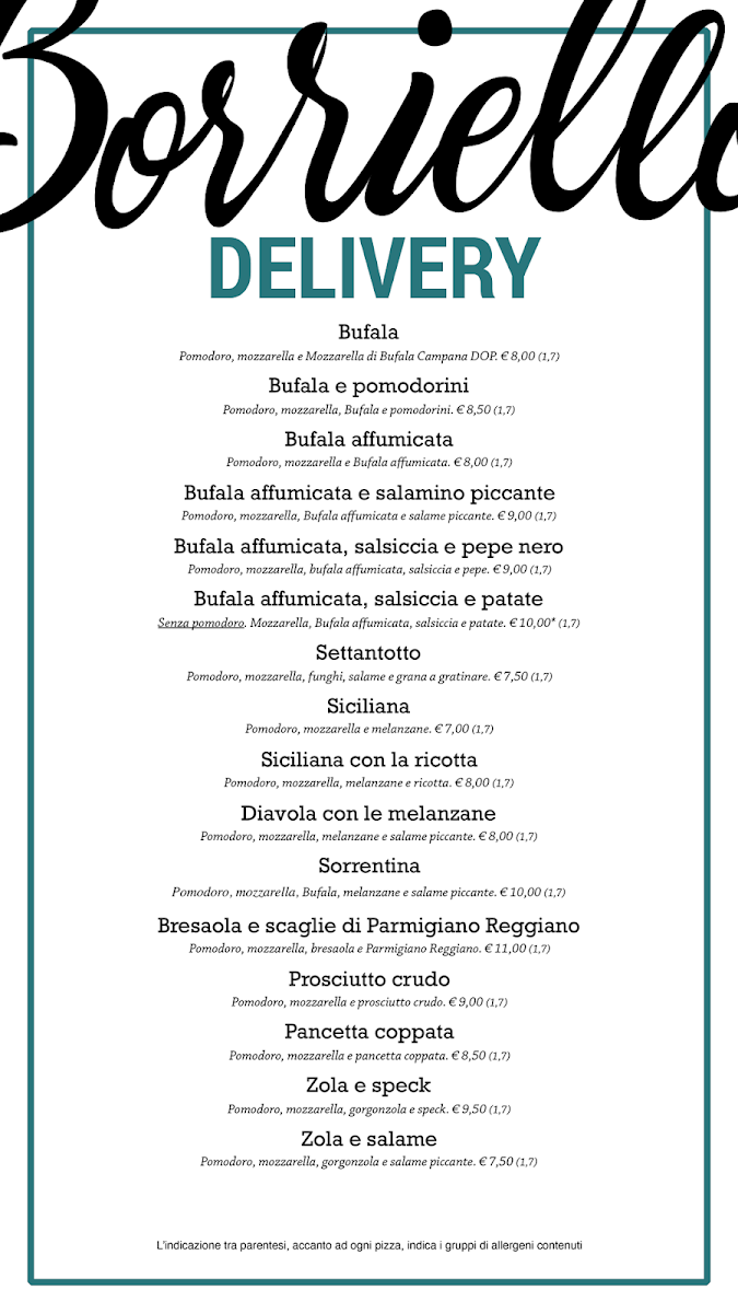 Borriello | Pizza & Cucina Photo Menu 4