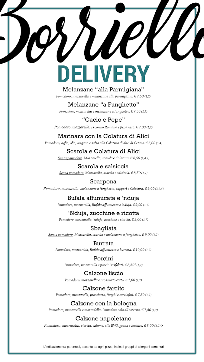 Borriello | Pizza & Cucina Photo Menu 6