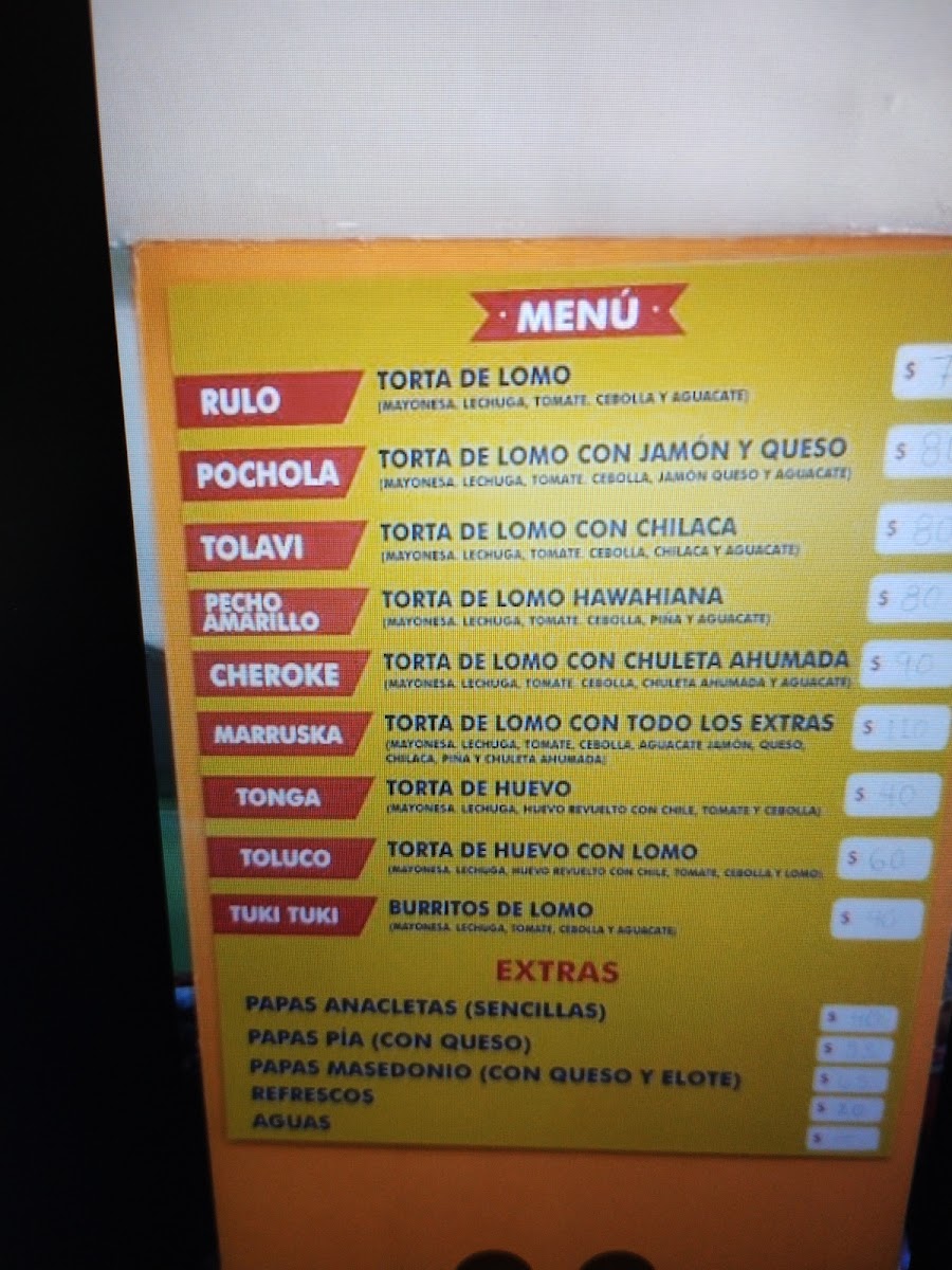 Tortas Rulo Photo Menu 1