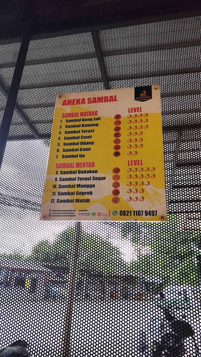 Waroeng Sambal Bang Jali Kutabumi Photo Menu 1
