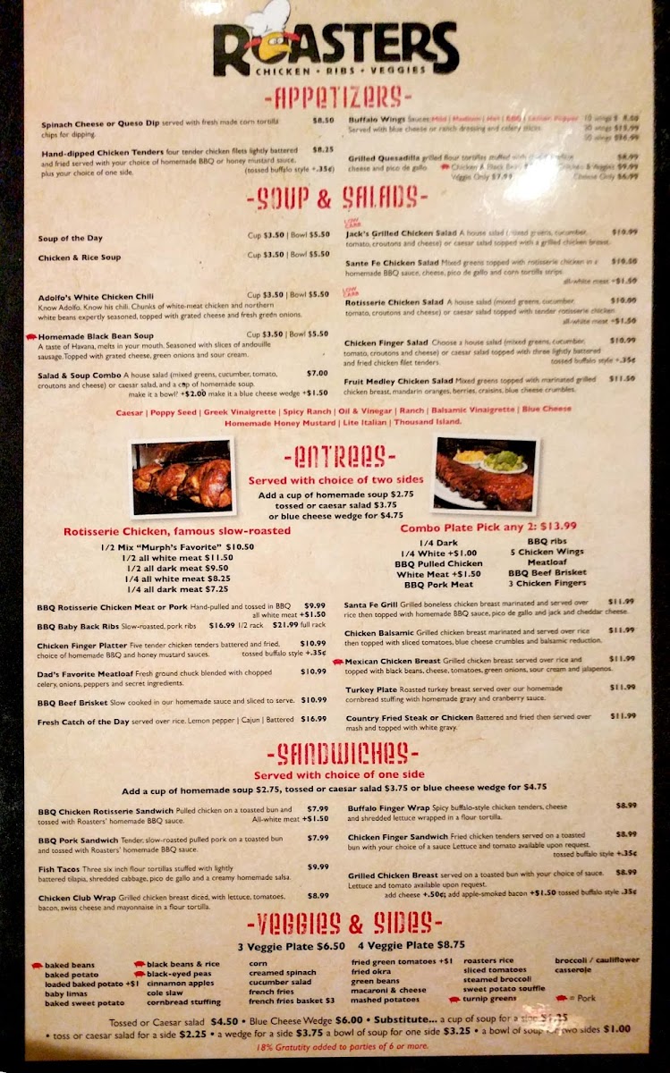 Roasters Rotisserie Photo Menu 10