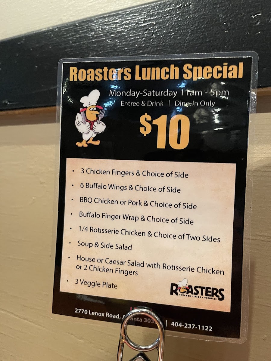 Roasters Rotisserie Photo Menu 5