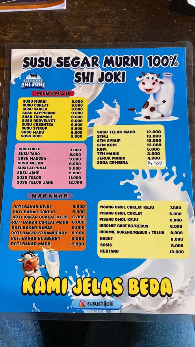 Susu Segar Murni Shi Joki Photo Menu 1