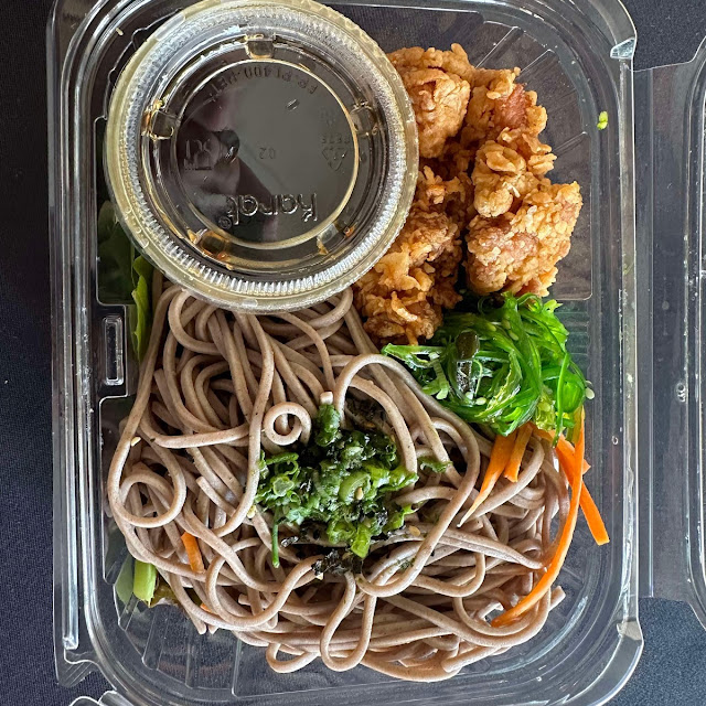 Cold Soba Noodle Salad with Karaage Chicken