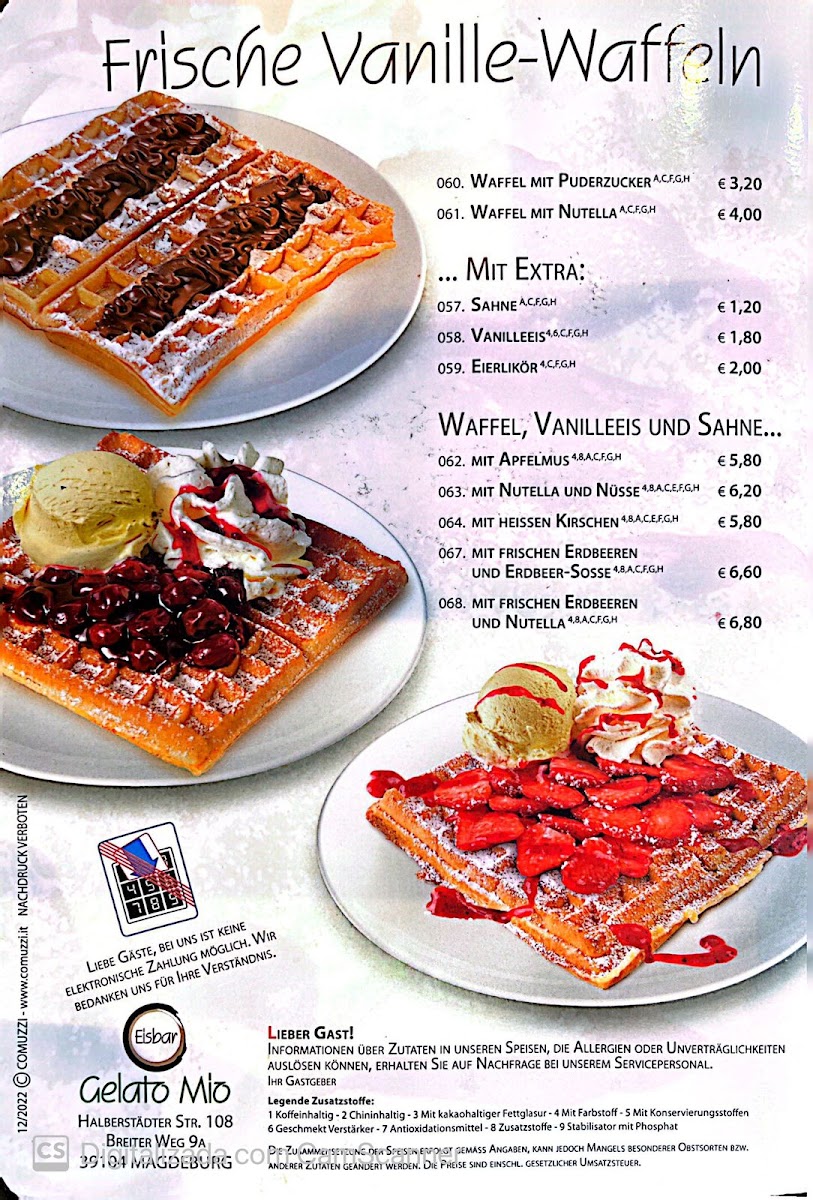 Gelato Mio Photo Menu 4