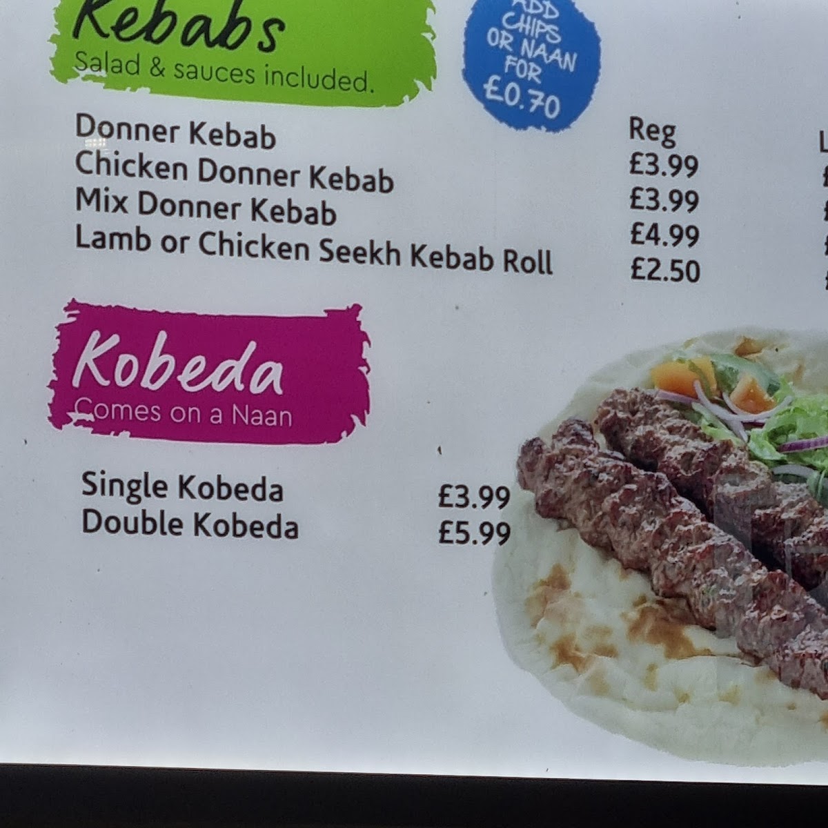 Oasis Fast Food TakeAway Photo Menu 4