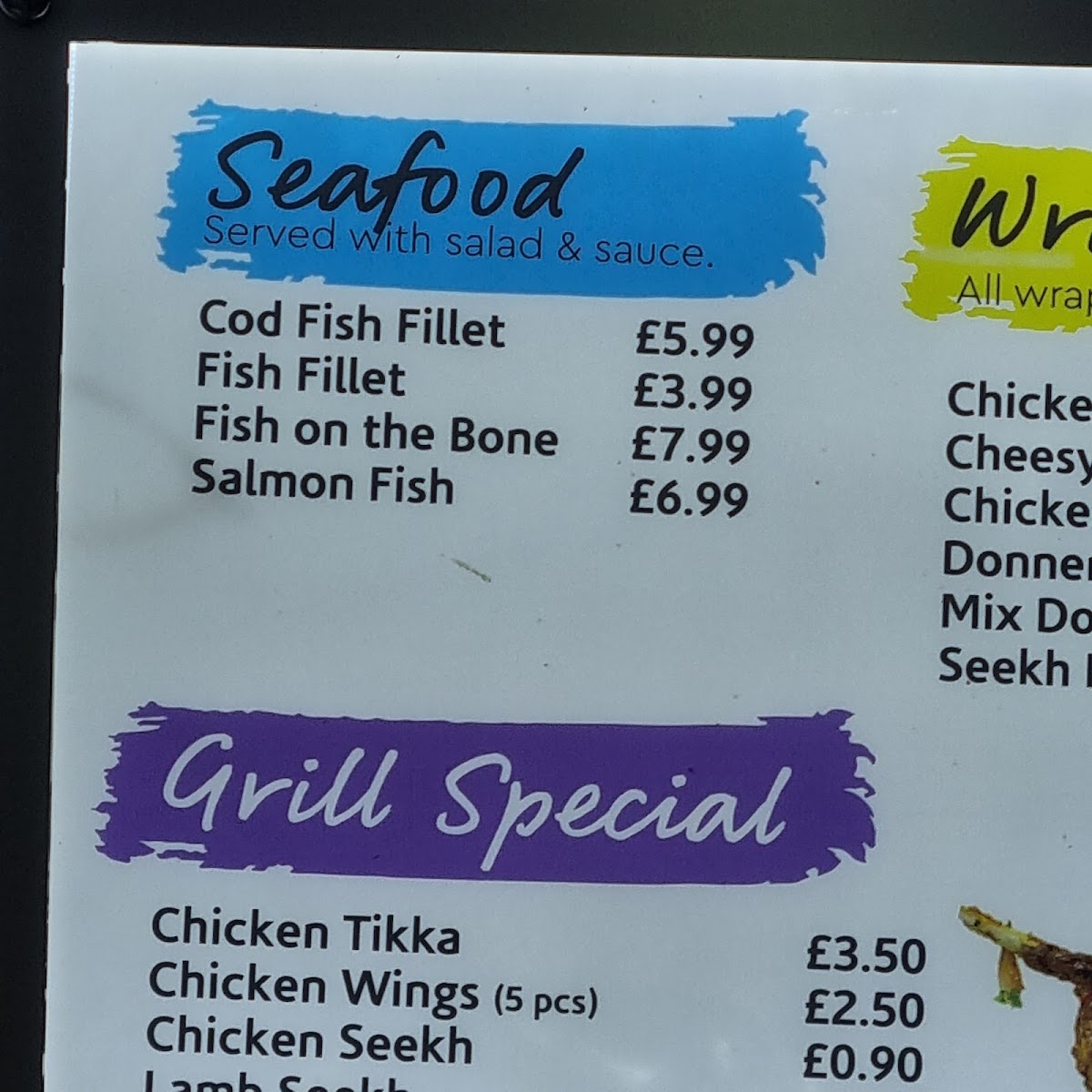 Oasis Fast Food TakeAway Photo Menu 9