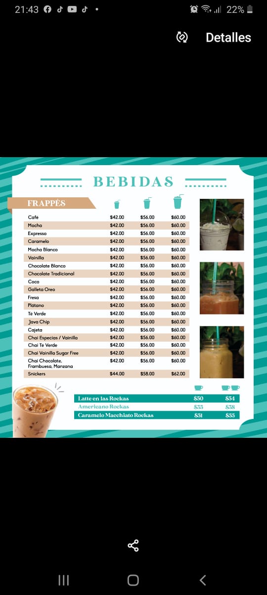 El cafe de fulanito Photo Menu 3