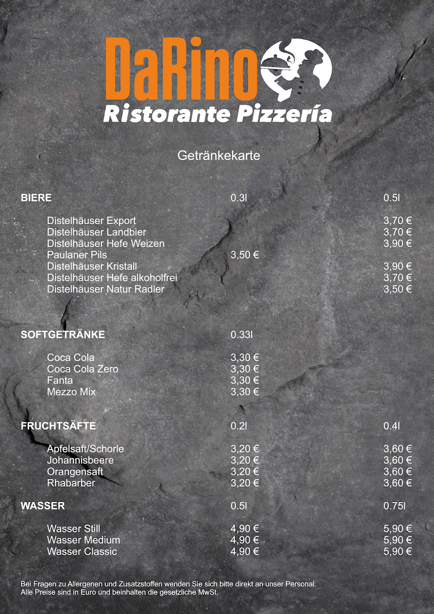 Ristorante Pizzeria DaRino Photo Menu 7