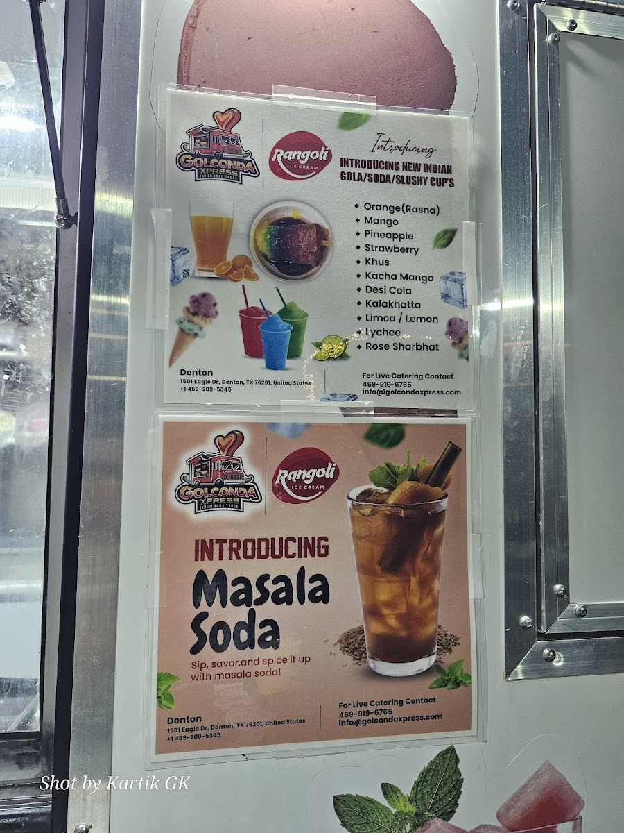 RANGOLI CHAAT & ICE-CREAM TRUCK Photo Menu 2