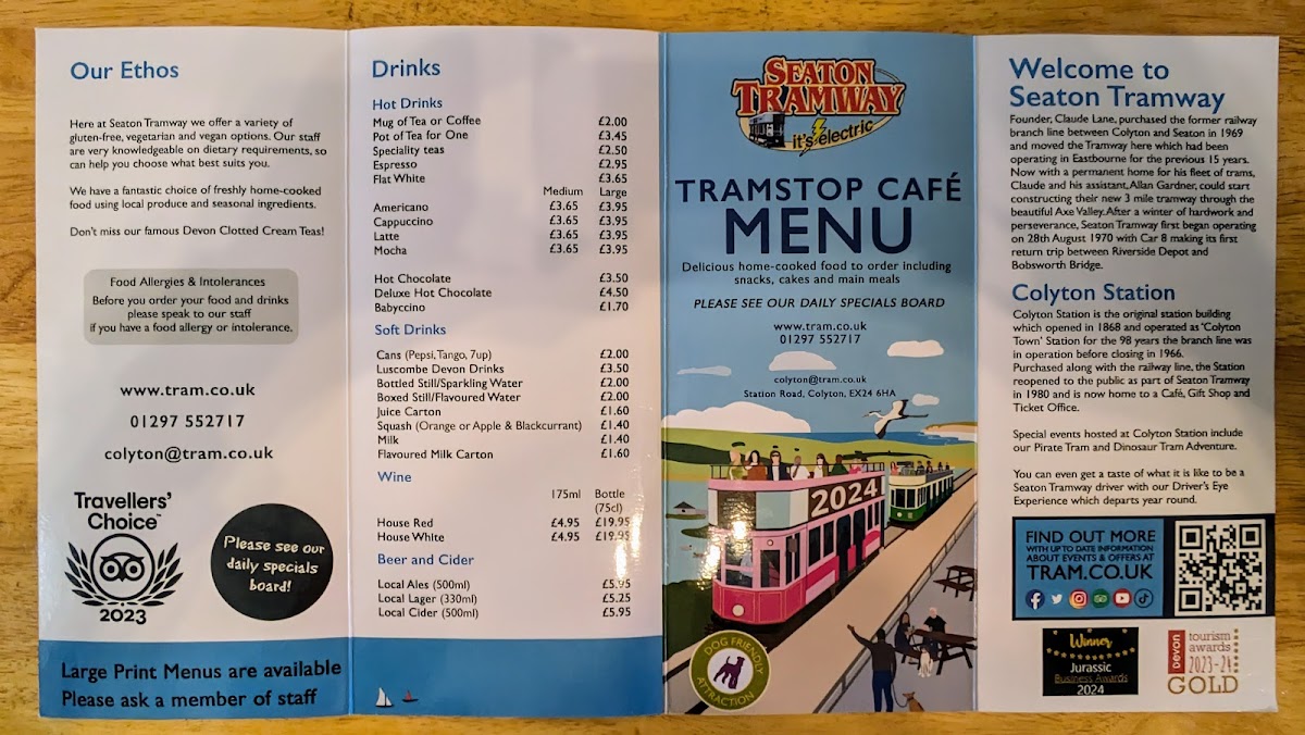 The Tramstop Café Photo Menu 2