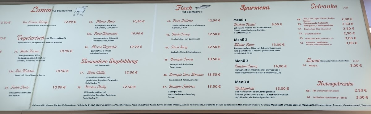 Indian Food Photo Menu 3