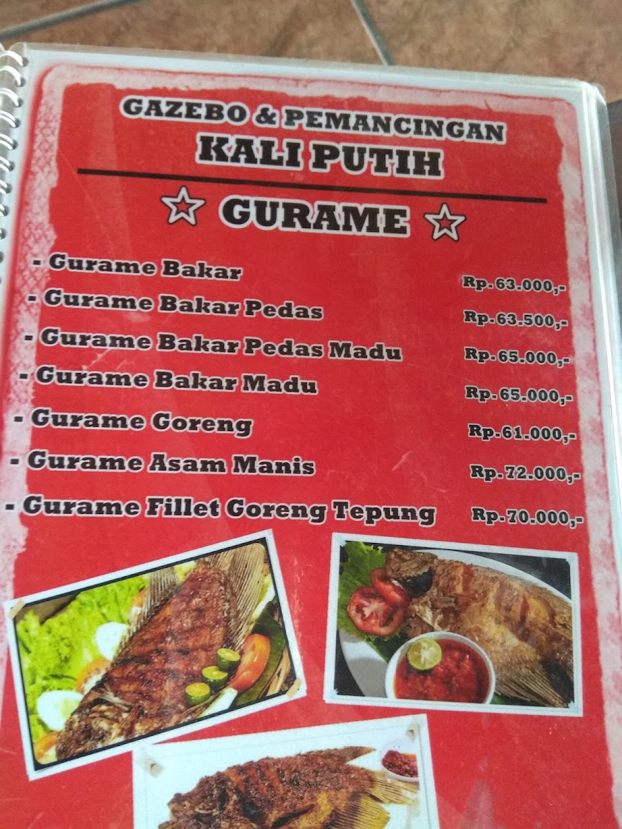 Gazebo dan Pemancingan Kali putih Photo Menu 6