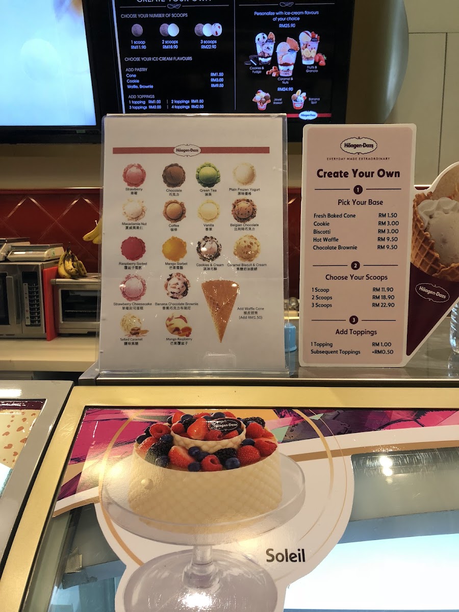 Häagen-Dazs Photo Menu 3