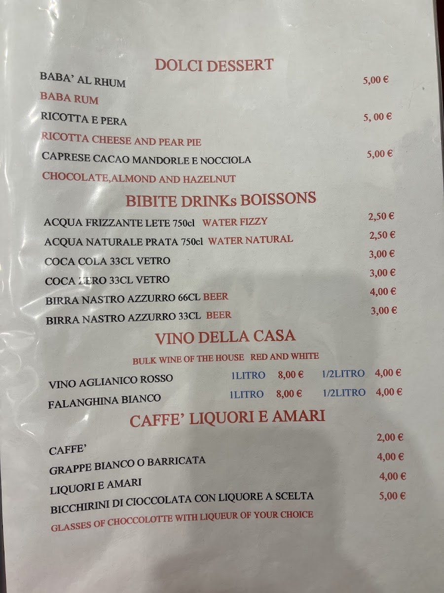 Osteria Della Mattonella Photo Menu 7